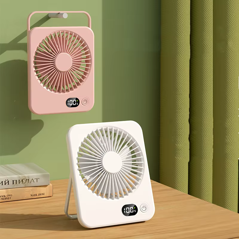 VENTILADOR PORTÁTIL RECARGABLE CON POSICIÓN VARIABLE